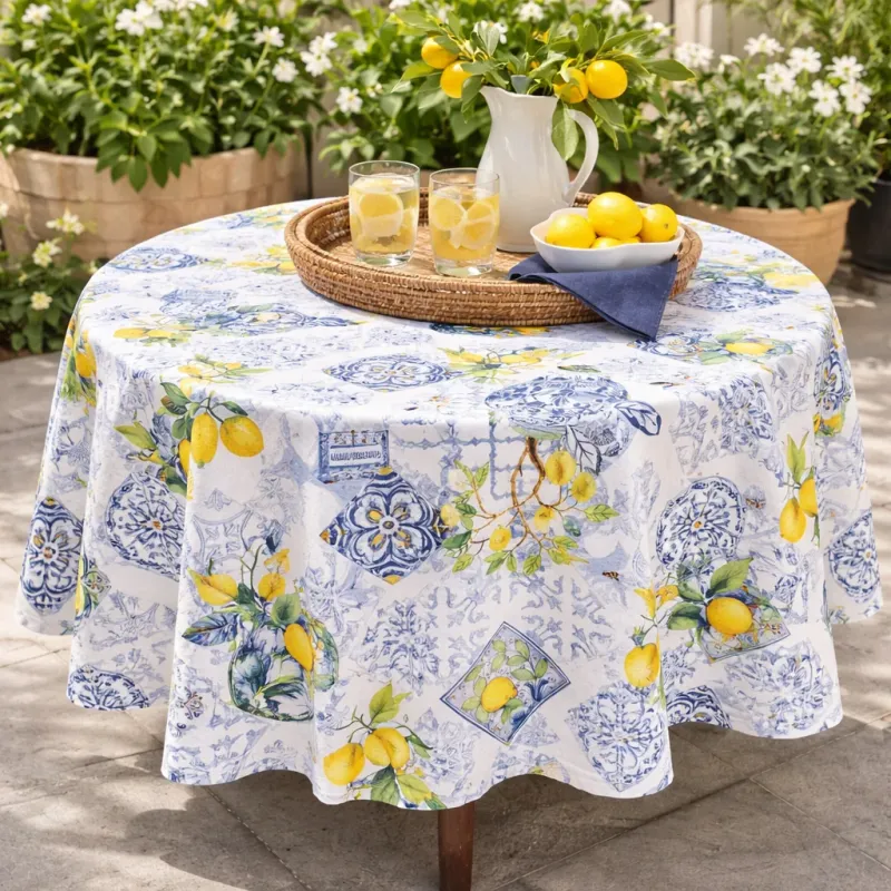 Alegria Chef Limoncello Tablecloth  6–8 Seater – Round 180 cm diameter