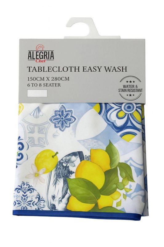 Alegria Chef Limoncello Tablecloth 8–10 Seater – Rectangle 150 cm × 300 cm