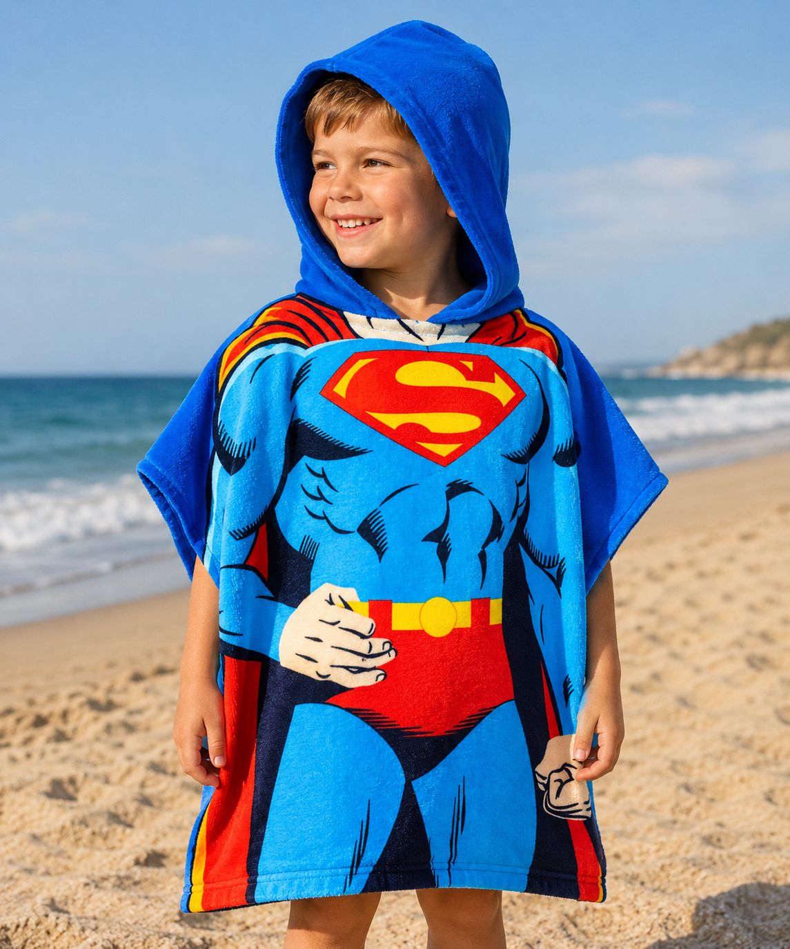 Superman Hooded Kids Towel