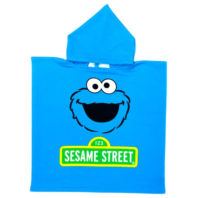 Cookie Monster Hooded Towel