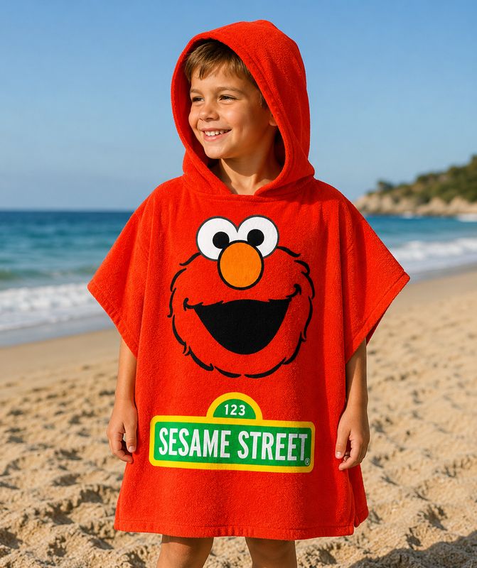 Elmo Hooded Towel