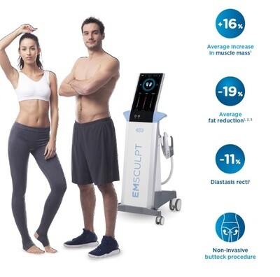 EMSCULPT BODY SCULPTING Package Buy one area get the second one FREE