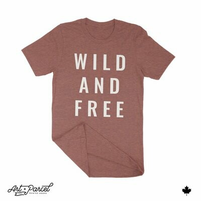 WILD AND FREE - Short sleeve T-Shirt