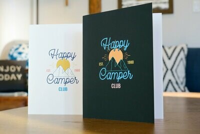 Happy Camper - Greeting Card