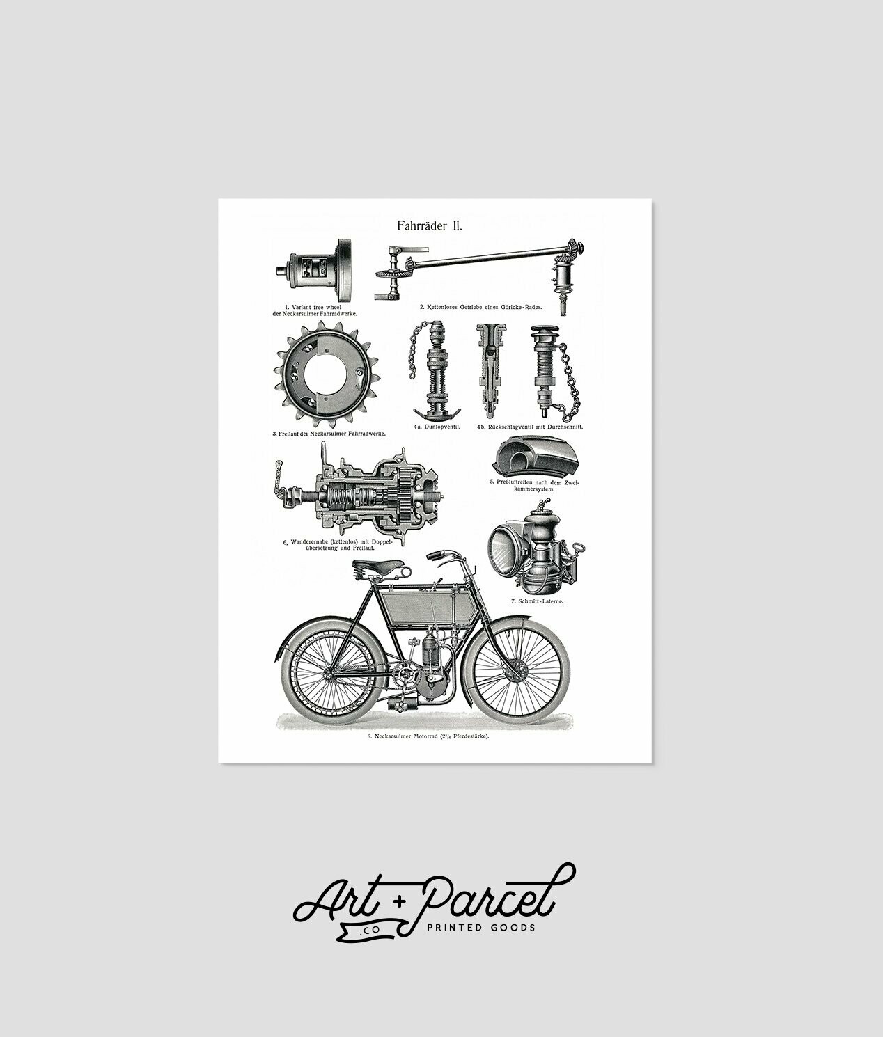 Vintage German Bike | Fine Art Print