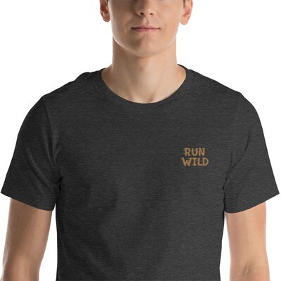Run Wild | Embroidered Short-Sleeve T-Shirt