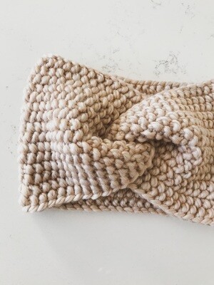 Knotty Knit Headband - Mushroom