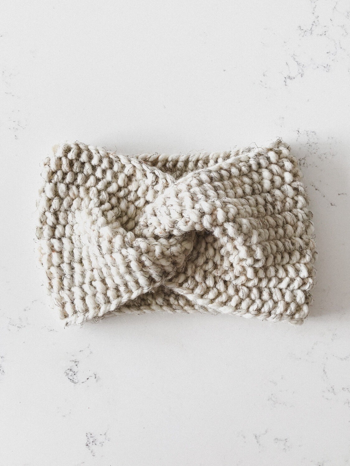 Knotty Knit Headband - Wheat