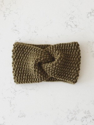 Knotty Knit Headband | Baby + Toddler - Avocado