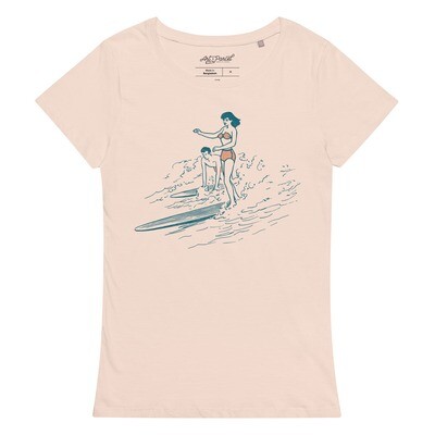 Sun + Salt Vintage Surf - Women’s basic organic t-shirt