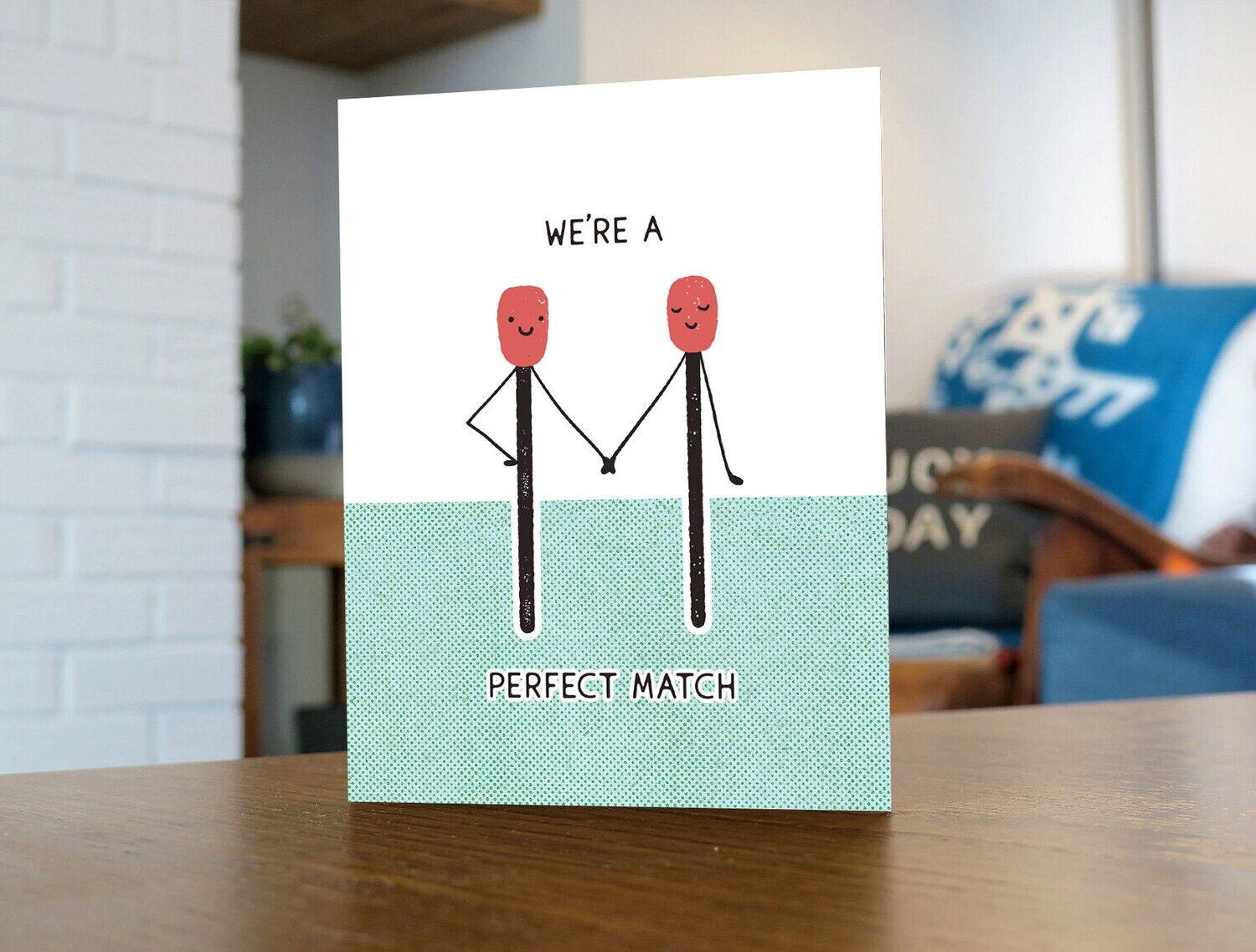 Perfect Match - Greeting Card