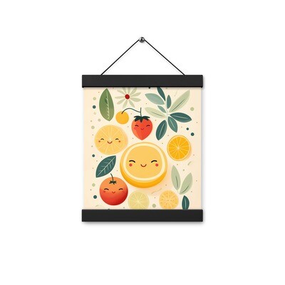 Happy Fuit | Kids Poster with hangers
