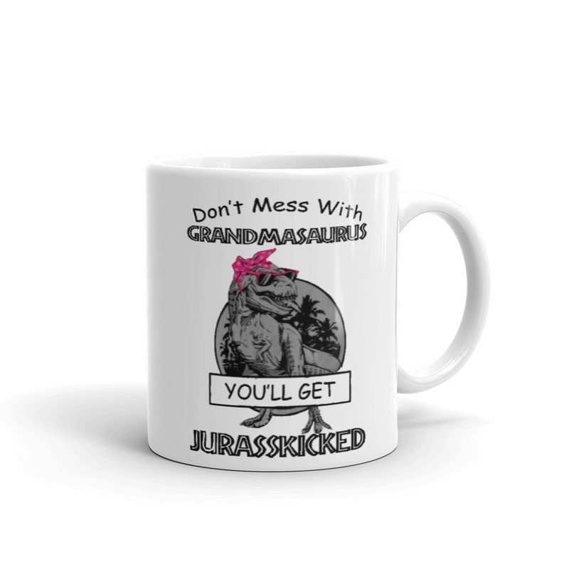 Grandma gift mug - dinosaur, T-Rex