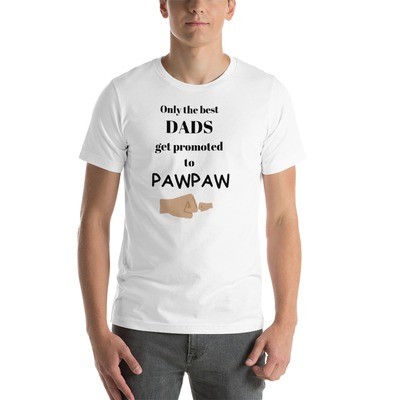 Grandpa Short-Sleeve Unisex T-Shirt - baby announcement - gift for dad