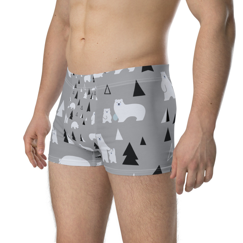 Polar Bear Boxer Briefs, Size: XS