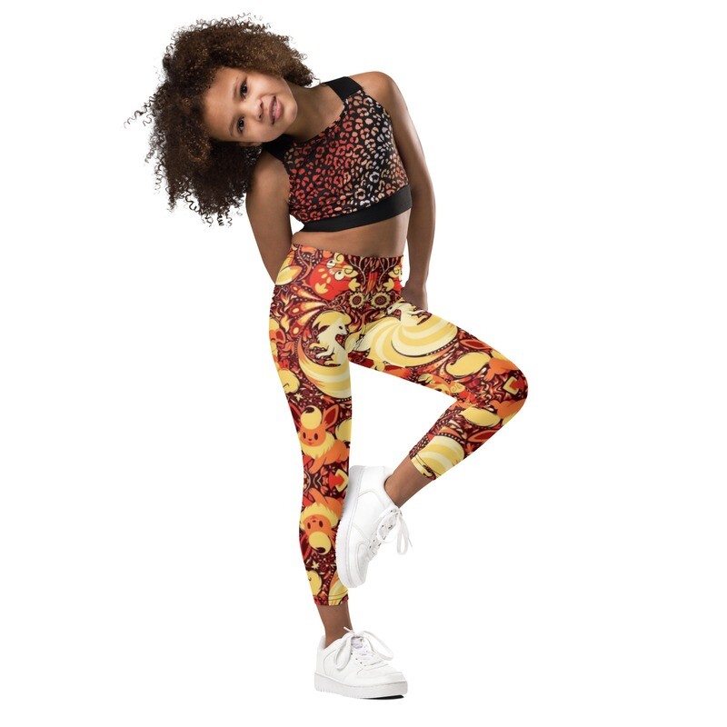 Fire Edition Pokémon Toddler Leggings