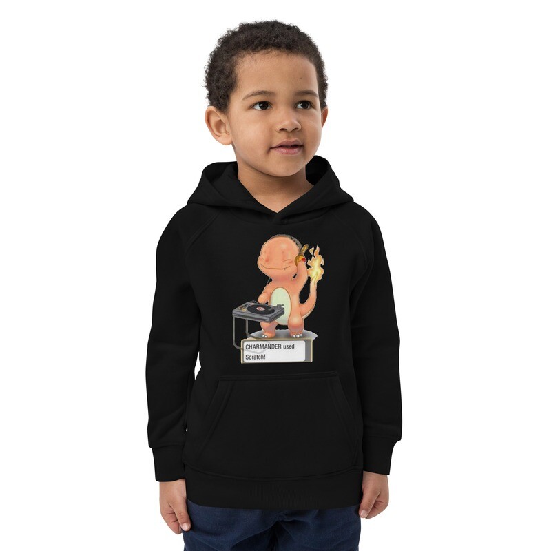 DJ Charmander Kids eco hoodie