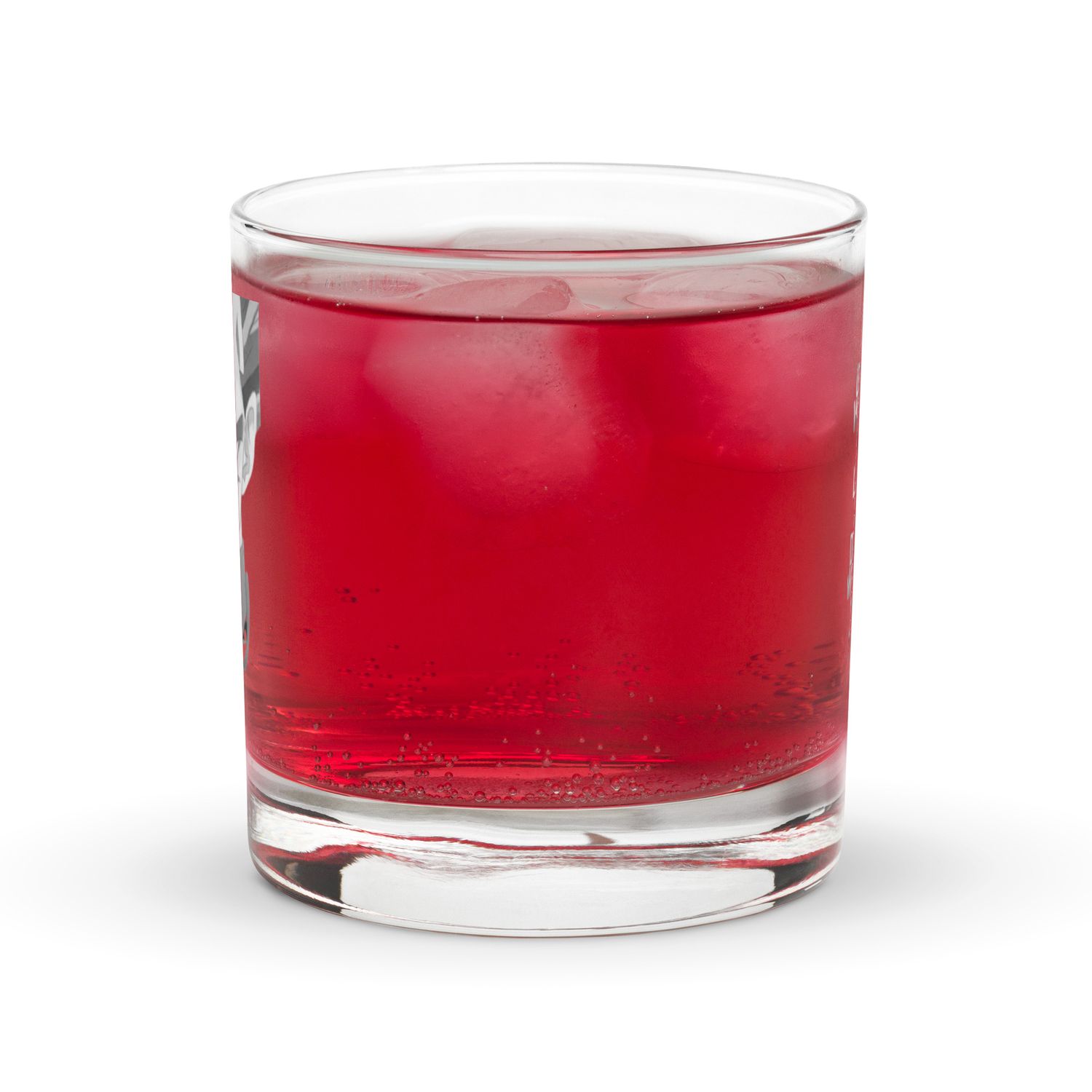 Vegeta anime motivational gift drinking Rocks glass for whiskey scotch 