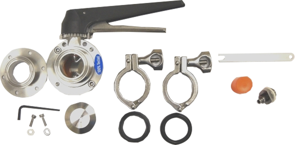 AK2 - Combo 6-Bolt Flange Accessory Kit 2 in. (Includes VF2, BV4 and SV3)