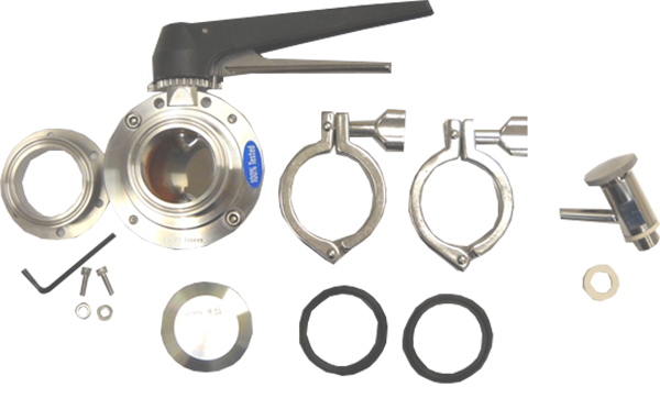 AK1T - Combo 6-Bolt Flange Accessory Kit 1.5 in. (Includes VF1, BV3 and SV1T )