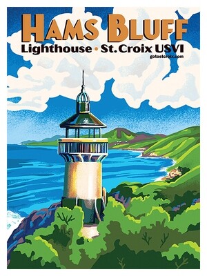 Poster: Hams Bluff Lighthouse (Wholesale) Poster: Hams Bluff Lighthouse (Wholesale)