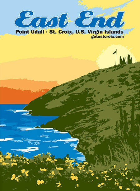 Poster: East End, Point Udall (Wholesale)