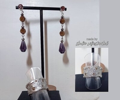 Oorringen romatisch swarovski Oorringen romatisch swarovski