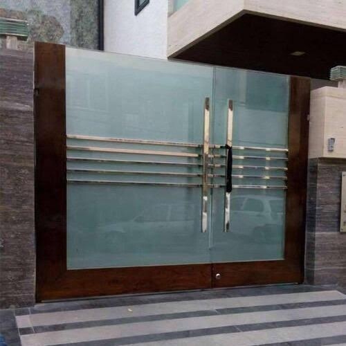 Metal and Glass Gate