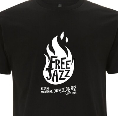 FREE JAZZ Keeping Marriage Counsellors Busy Since 1958 Organic T-shirt.