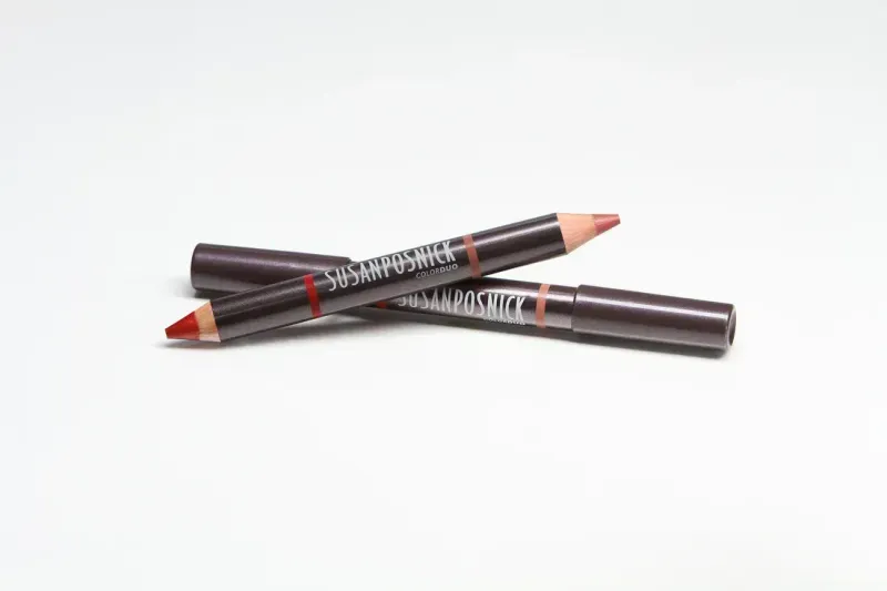 ESSENTIAL MAKE UP by Susan Posnick - COLORDUO - Lipliner &amp; Matte Lipstick - Nude / Rouge