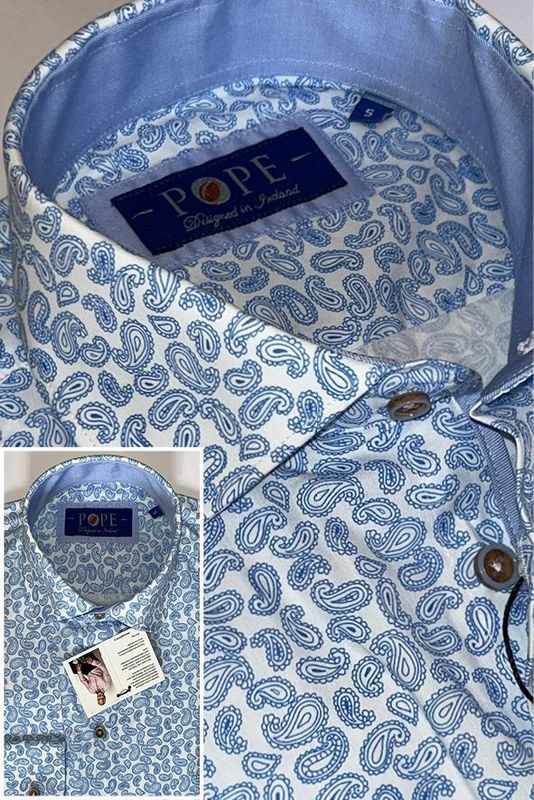 Blue and White Paisley Blue and White Paisley