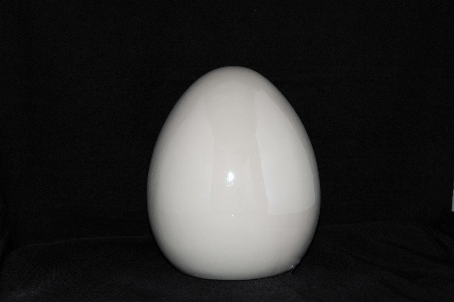 Deko-Ei 17.5cm, perlglanz, weiss
