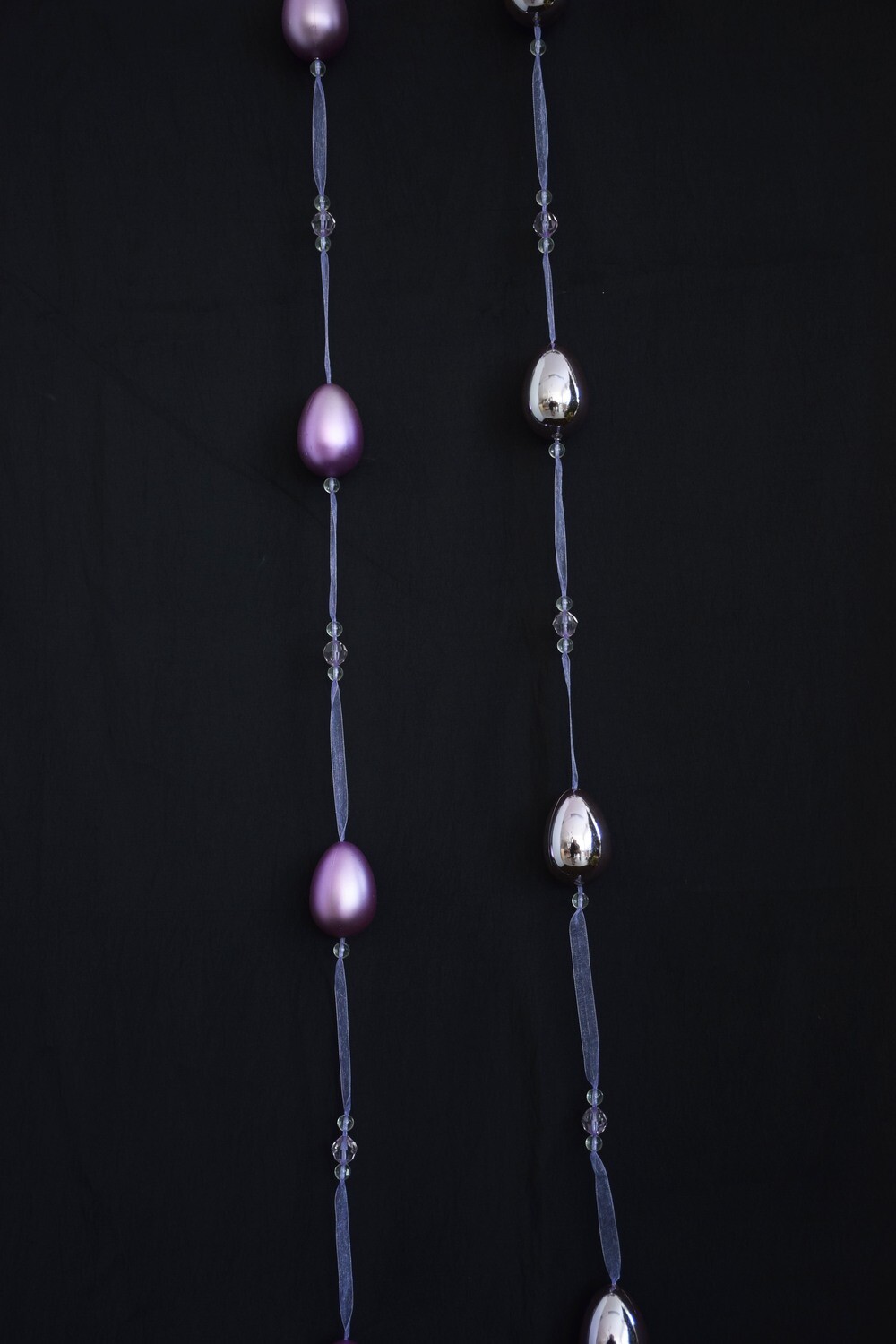 Girlande Eier 120cm, matt od. glänzend