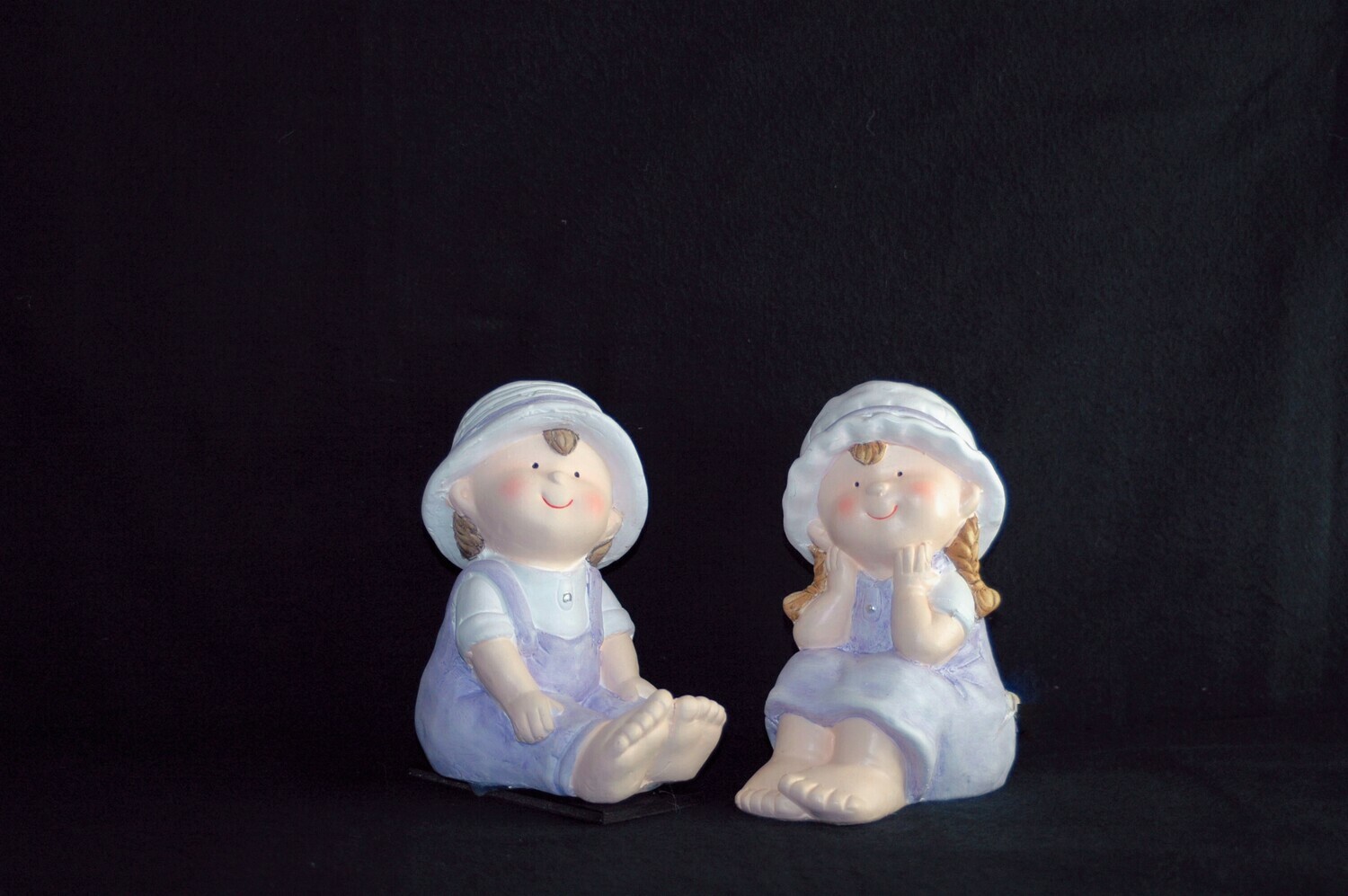 Lavendelkind m. od. w. 15cm, keramik, lila