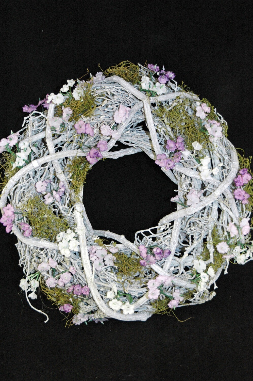 Kranz Lavendel 26cm, lila-weiss