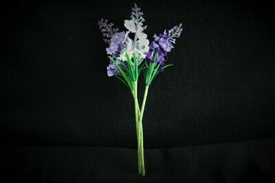 Lavendelsträusschen 12 Blüten, lila-weiss-violett