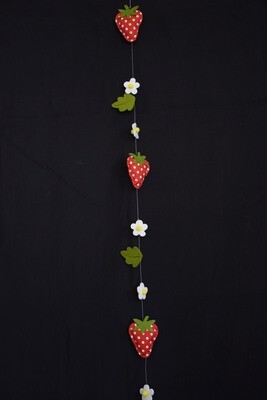 Erdbeer-Girlande 160cm