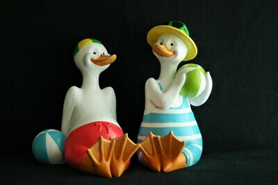 Badeente 26cm, Polyresin