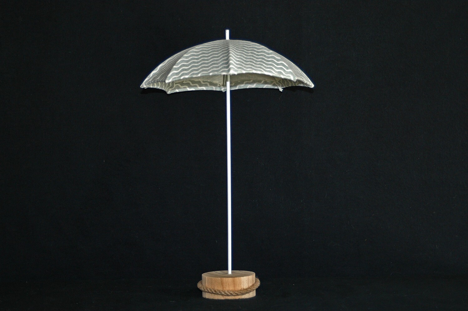 Sonnenschirm 19.5cm, Stoff-Holz
