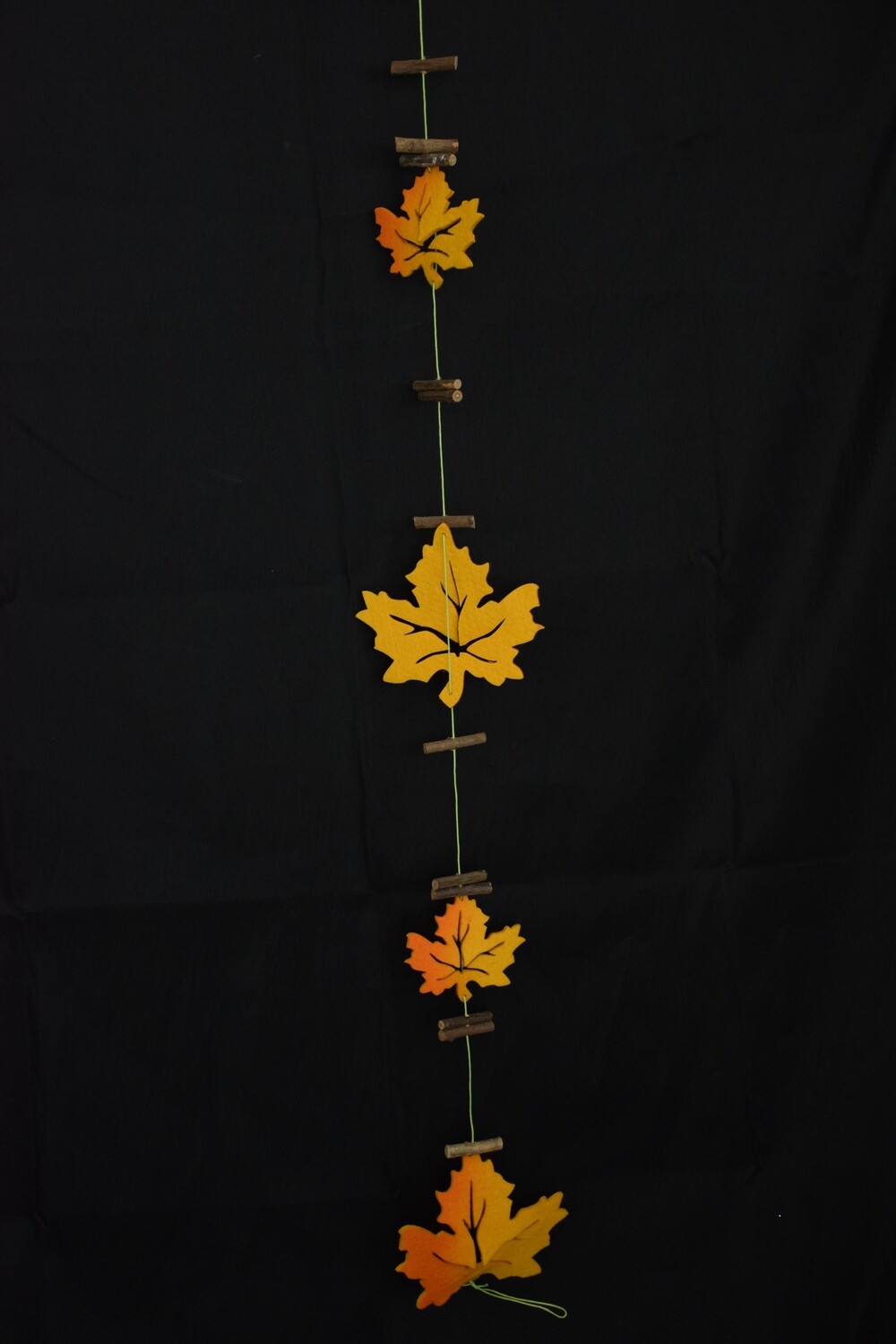 Herbstgirlande Ahorn 120cm Filz