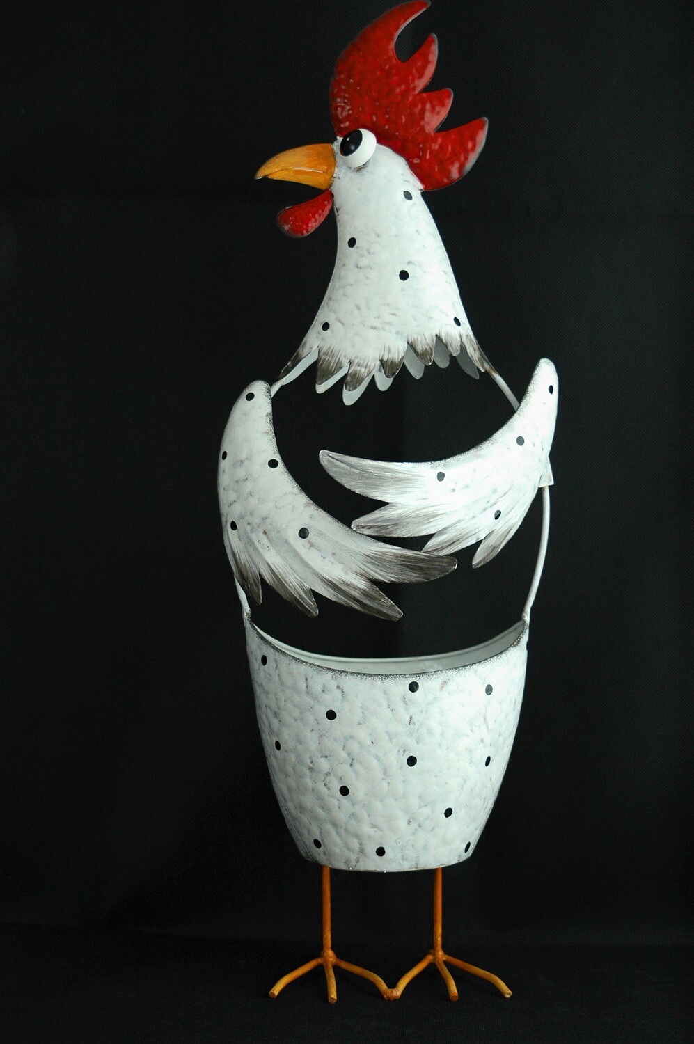 Hahn 61.5cm,Metall, weiss