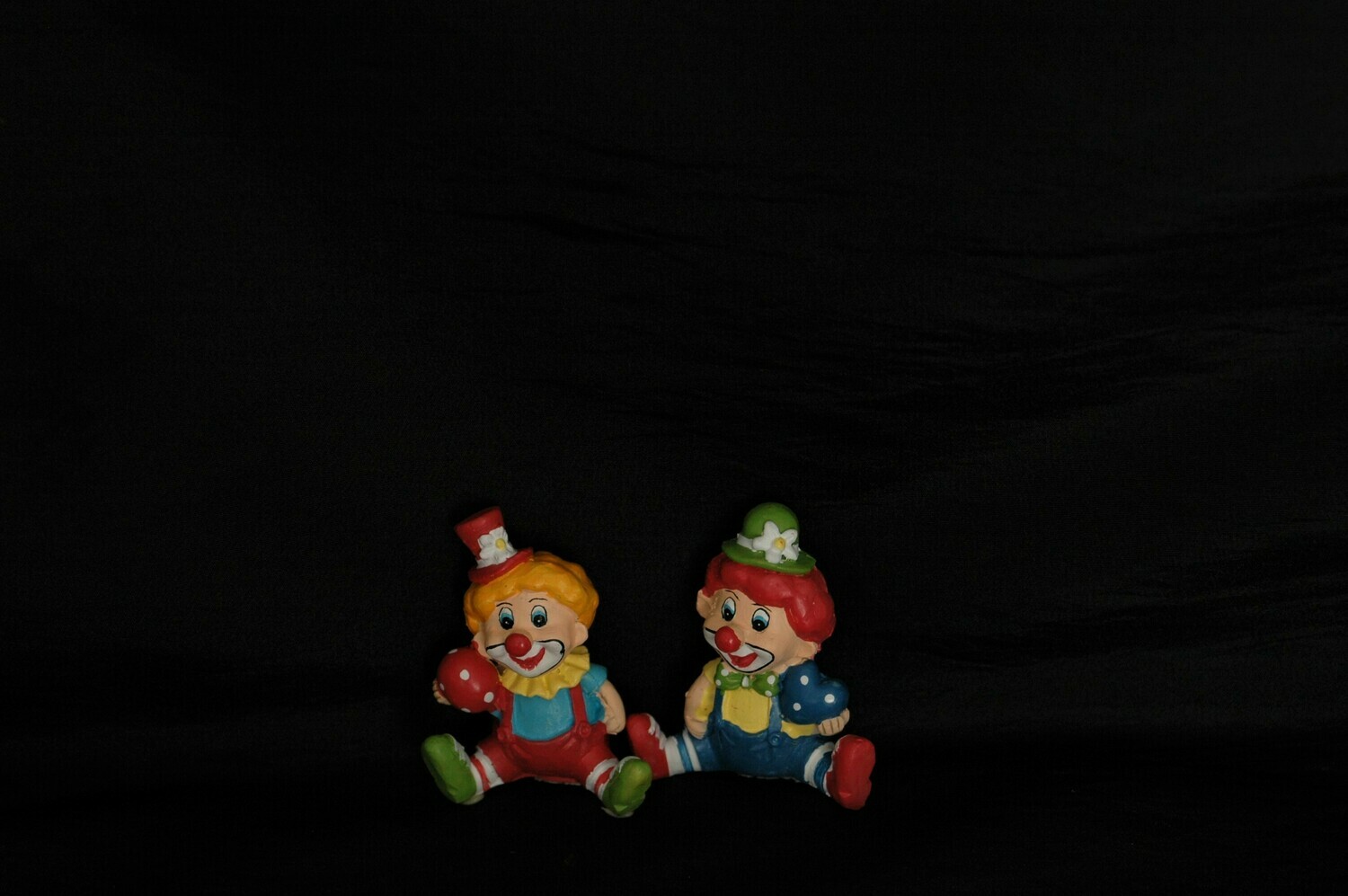 Clowns 5cm, ass.x2, Polyresin, bunt