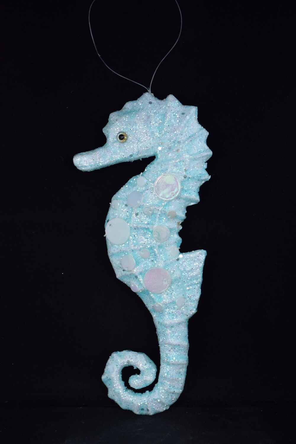 Seepferd z. H., 26cm, türkis