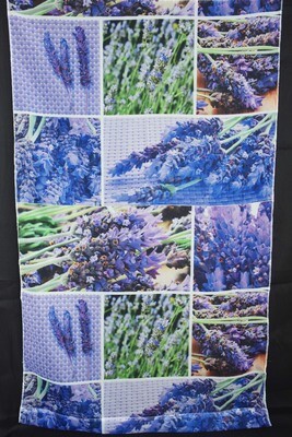 Vorhang "Lavendel", 70x200cm, Stoff, bunt (ohne Aufhänger)