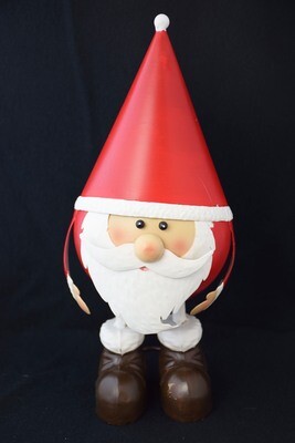 Weihnachtsmann/Nikolaus 29cm od. 40.5cm, Blech, rot