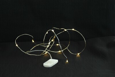 Lichterkette 1.5m,14 LED flach, warmw.
