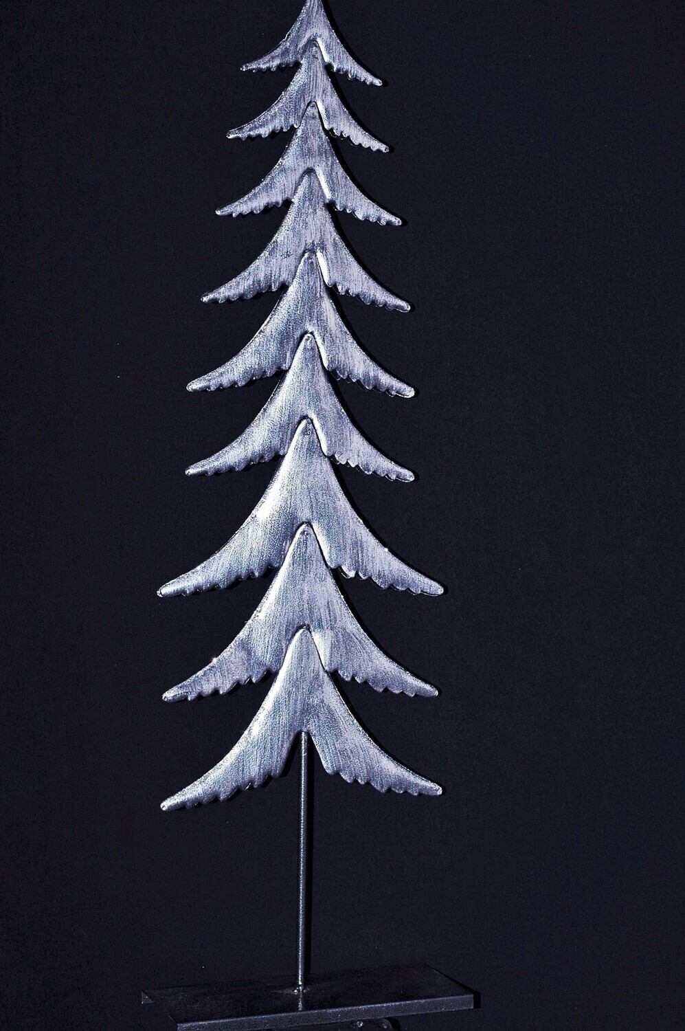 Tannenbaum 66cm, Metall, silber