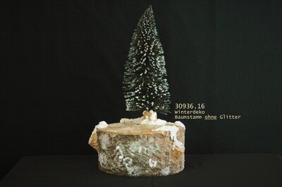 Winterdeko 37cm, Poly, braun
