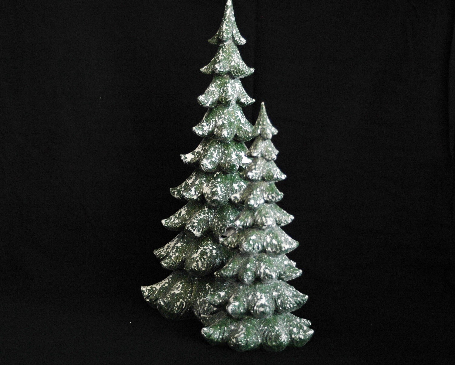Tannenbaum 31cm od. 46cm,polyresin, grün