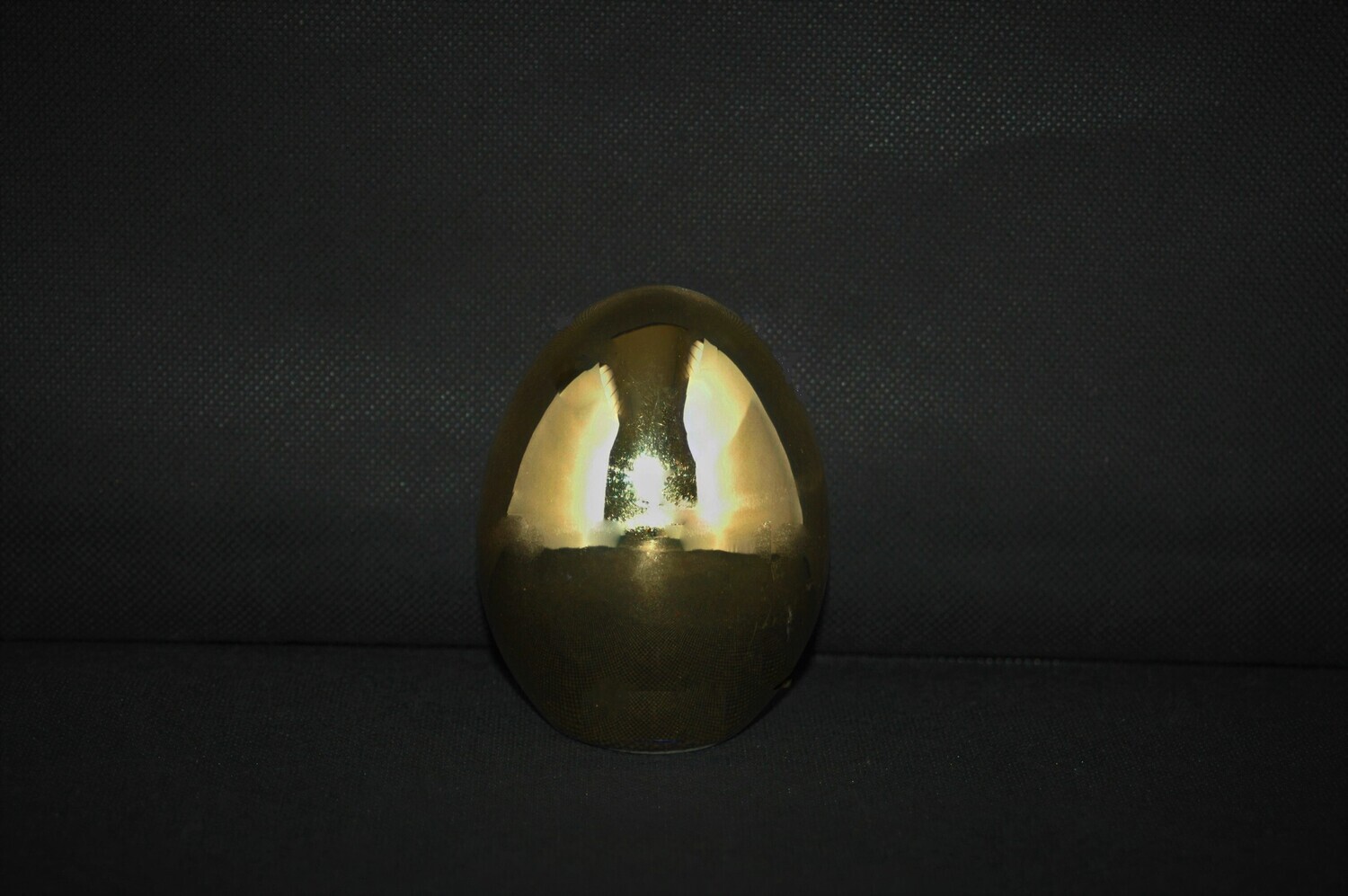 Ei 9cm,Porzellan,gold